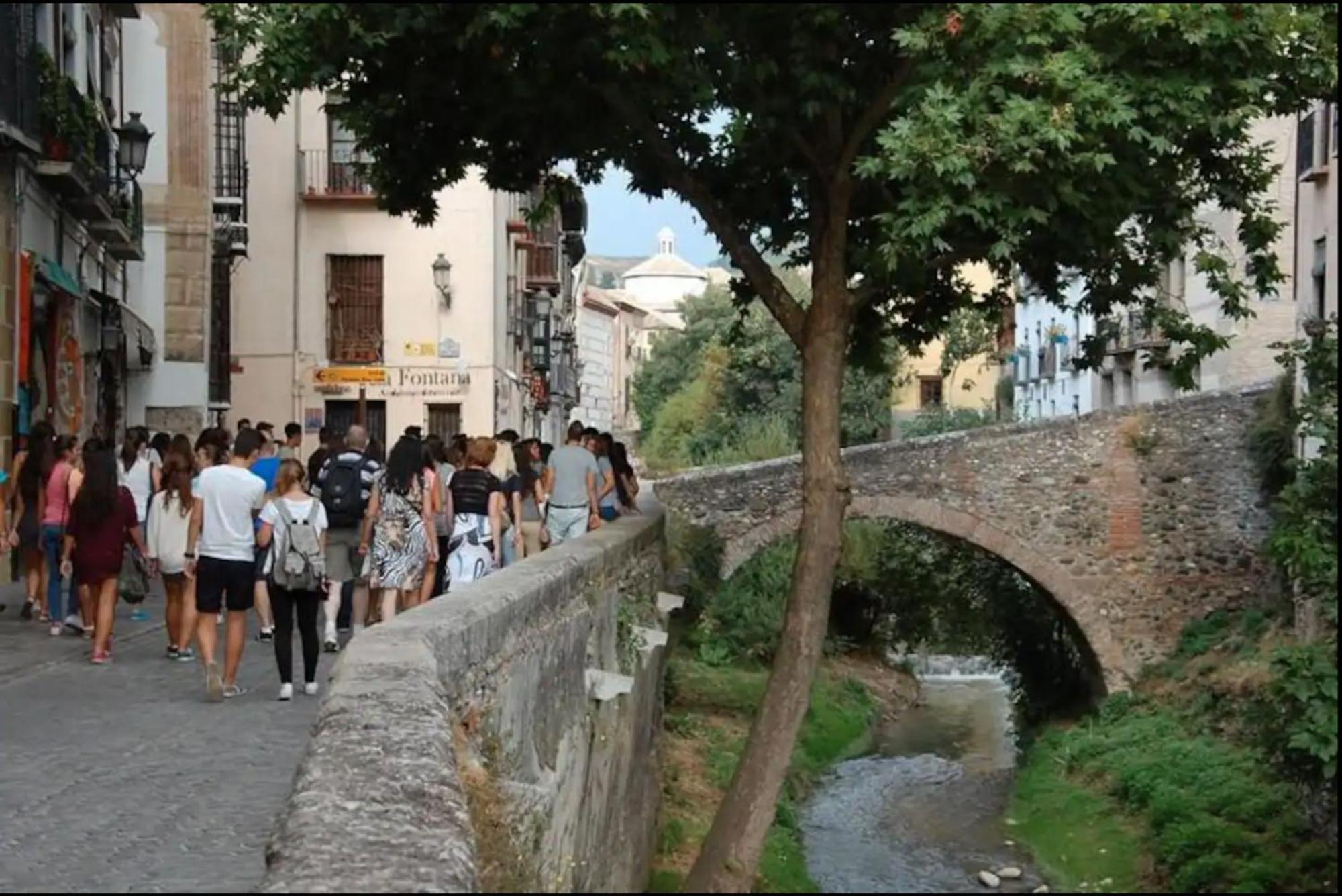 Atico Con Terracita Y Vistas Alhambra, Centro Daire Granada Dış mekan fotoğraf